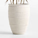 Kina 20.08" x 14.57" White Indoor/Outdoor Fiberstone Planter