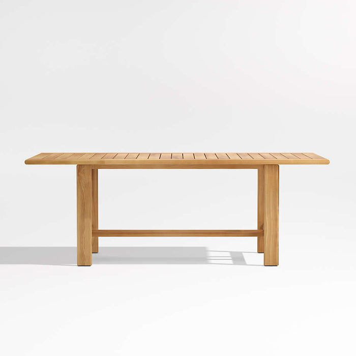 Anguilla 83" Teak Wood Outdoor Dining Table