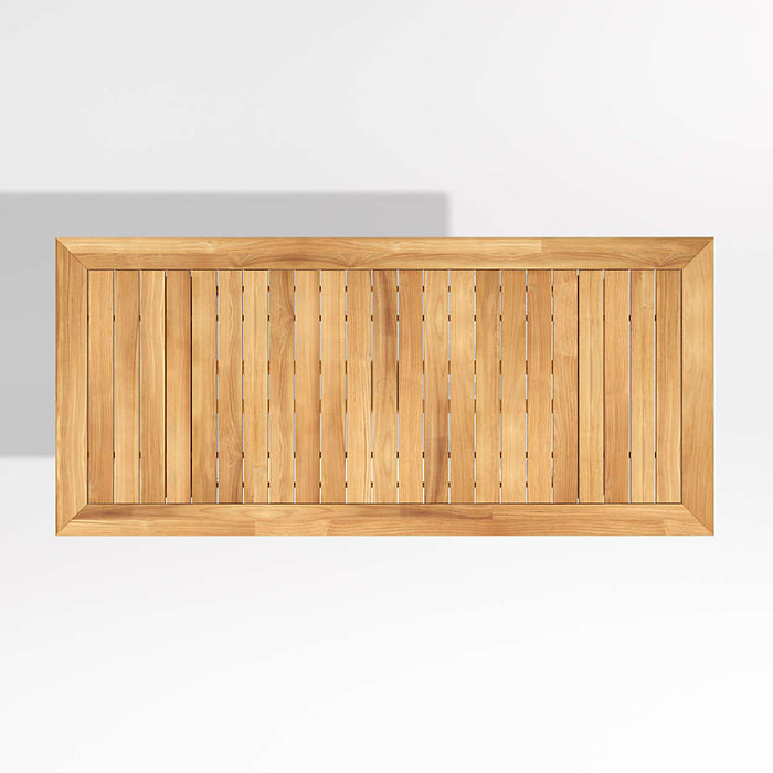 Anguilla 83" Teak Wood Outdoor Dining Table