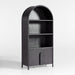 Annie 38" Charcoal Brown Wood Storage Bookcase with Shelves by Leanne Ford