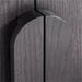 Annie 38" Charcoal Brown Wood Storage Bookcase with Shelves by Leanne Ford