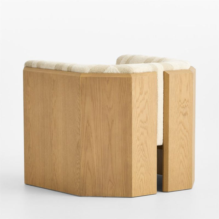 Anvers Striped Accent Chair