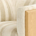 Anvers Striped Accent Chair