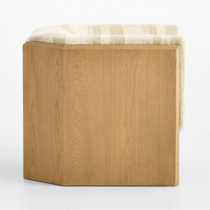 Anvers Striped Accent Chair