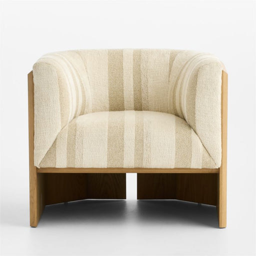 Anvers Striped Accent Chair