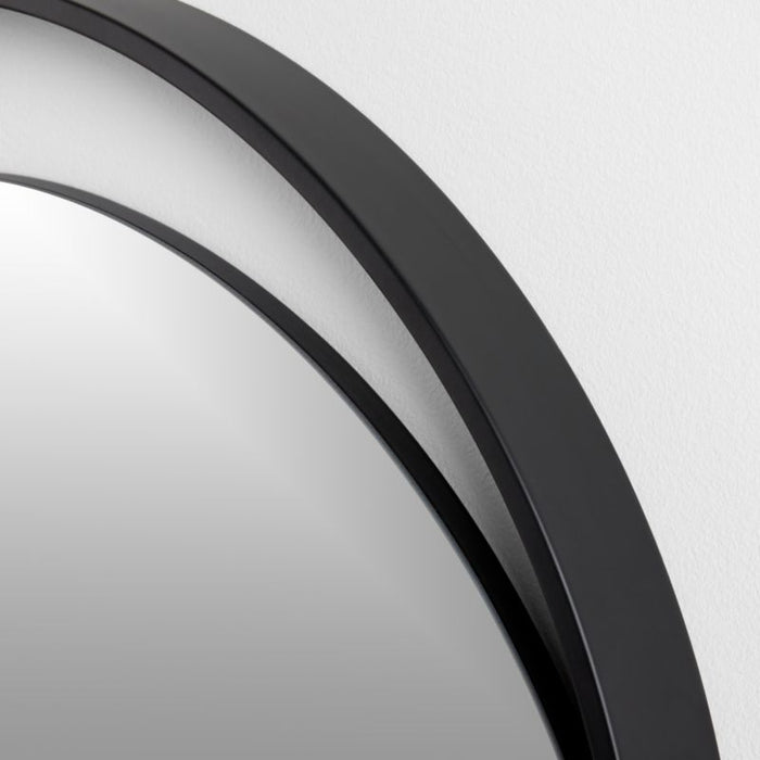 Aosta Black Wall Mirror 25"x40"