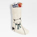 Arctic Friend Fox Christmas Stocking by Joan Anderson