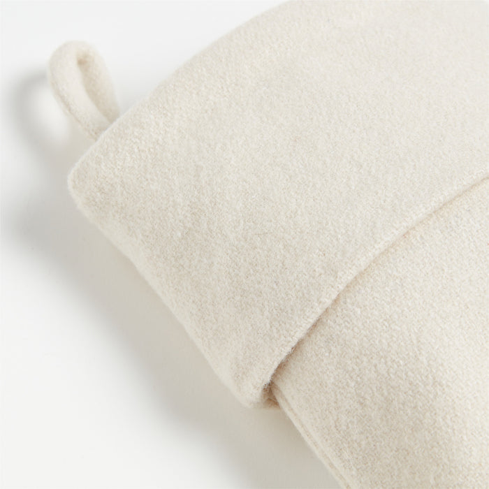 Arctic Friend Fox Christmas Stocking by Joan Anderson