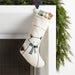Arctic Friend Fox Christmas Stocking by Joan Anderson