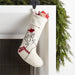 Arctic Friend Reindeer Christmas Stocking by Joan Anderson