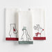 Arctic Friends Organic Cotton Dish Towels, Set of 3