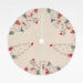 Arctic Friends Wool Christmas Tree Skirt by Joan Anderson