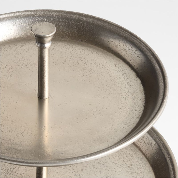 Argento Antique Metal 2-Tier Server