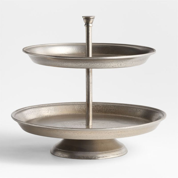 Argento Antique Metal 2-Tier Server