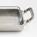 Argento Antique Metal Rectangular Tray with Divided Glass Bowls