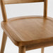 Arno Light Brown Wood Swivel Counter Stool