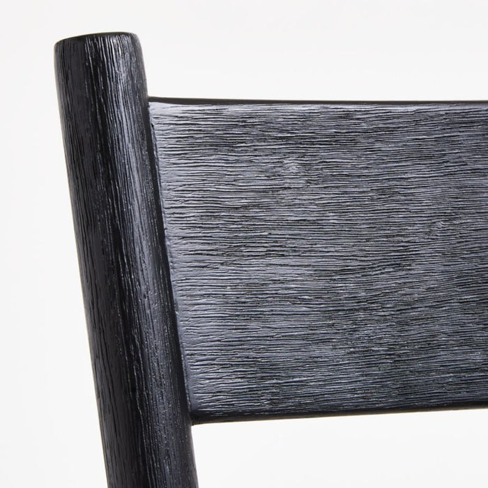 Arno Black Wood Dining Chair