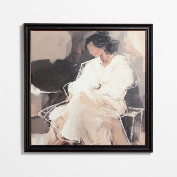 "As it Was" by Kichael Bonofiglio 44.5"x44.5" Framed Wall Art Print