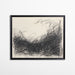 Ash Etchings 42"x52" Framed Wall Art Print