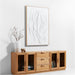 Calypso 90" Natural Wood Storage Media Console