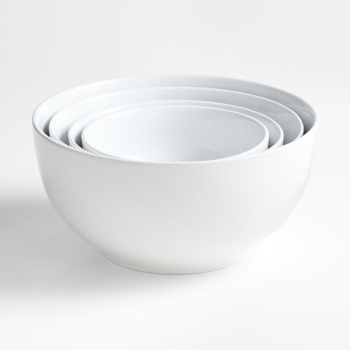 Aspen Coupe Mixing and Serving Bowls, Set of 4