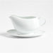 Aspen Porcelain Gravy Boat with Saucer