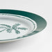 Aspen Rimmed Green Palm Outdoor Melamine Salad Plate