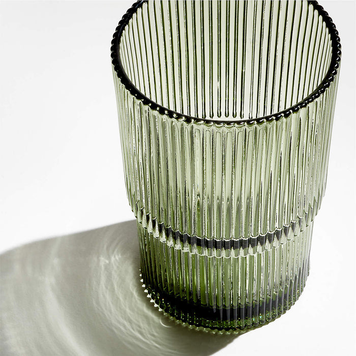 Atwell Moss Green Stackable Highball Glass