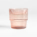 Atwell 11-oz. Spring Pink Stackable Ribbed Double Old-Fashioned Glass