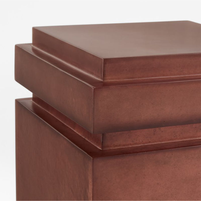 Auberge Poly Resin and Glass Fiber 11" Drink Table