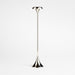 Aura Large Nickel Cast Brass Taper Candle Holder 18 by Daniel Humm