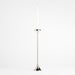Aura Large Nickel Cast Brass Taper Candle Holder 18 by Daniel Humm