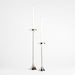 Aura Large Nickel Cast Brass Taper Candle Holder 18 by Daniel Humm