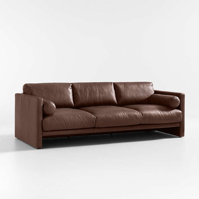 Aviator 88" Leather Sofa