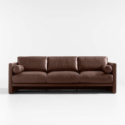 Aviator 88" Leather Sofa