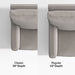 Axis 2-Seat 88" Sofa