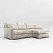 Axis 2-Piece Bench Sectional Sofa with Chaise Lounge