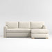 Axis 2-Piece Bench Sectional Sofa with Chaise Lounge
