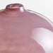 Flow Round Pink Glass Vase 9" by Brigette Romanek