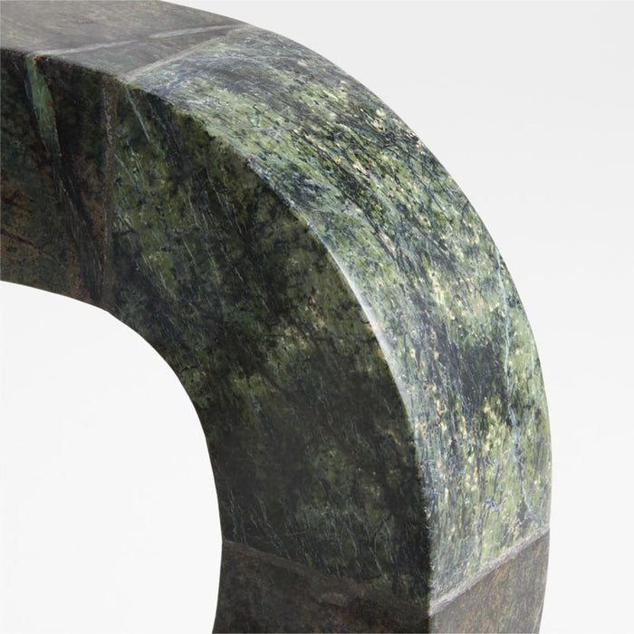 Lucy Green Marble Decorative Sculpture by Brigette Romanek