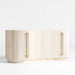 Coastline 72" Oak Wood Fluted Credenza by Brigette Romanek