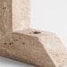 Up Travertine 2-Taper Candle Holder by Brigette Romanek