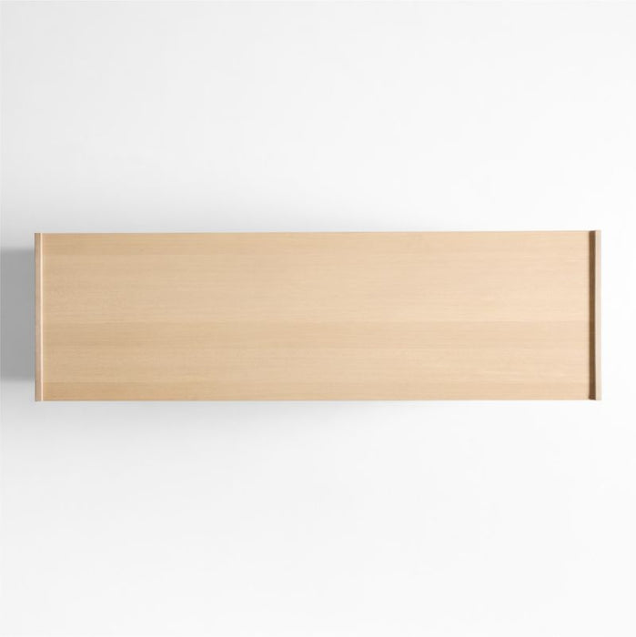 Venice Leather and Oak Wood 6-Drawer Dresser by Brigette Romanek