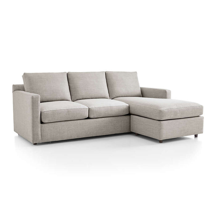 Barrett II 91" Reversible Storage Chaise Lounge Queen Sleeper Sectional Sofa