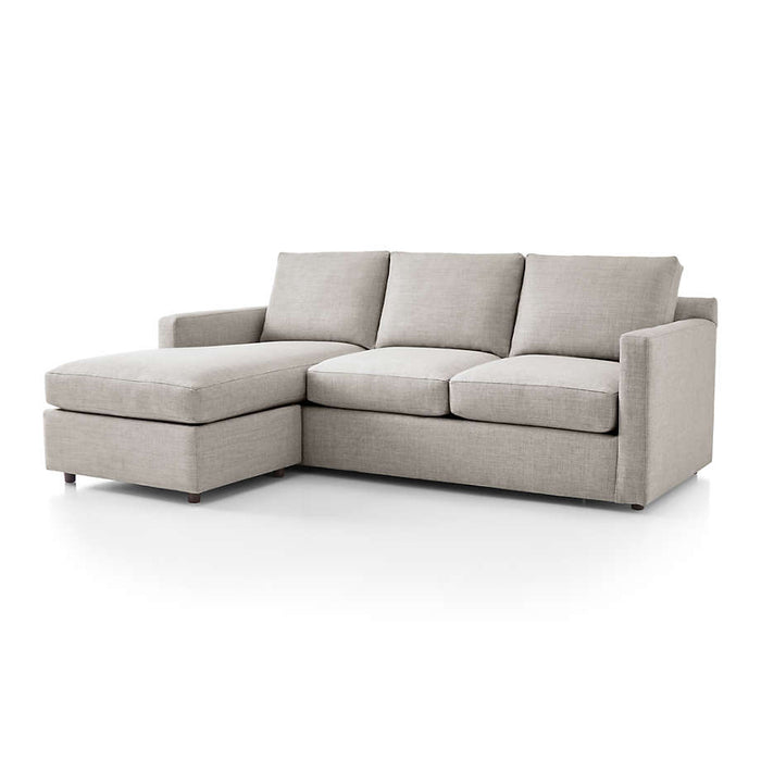 Barrett II 91" Reversible Storage Chaise Lounge Queen Sleeper Sectional Sofa
