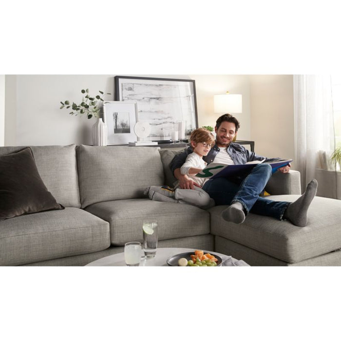 Barrett II 91" Reversible Storage Chaise Lounge Sectional Sofa