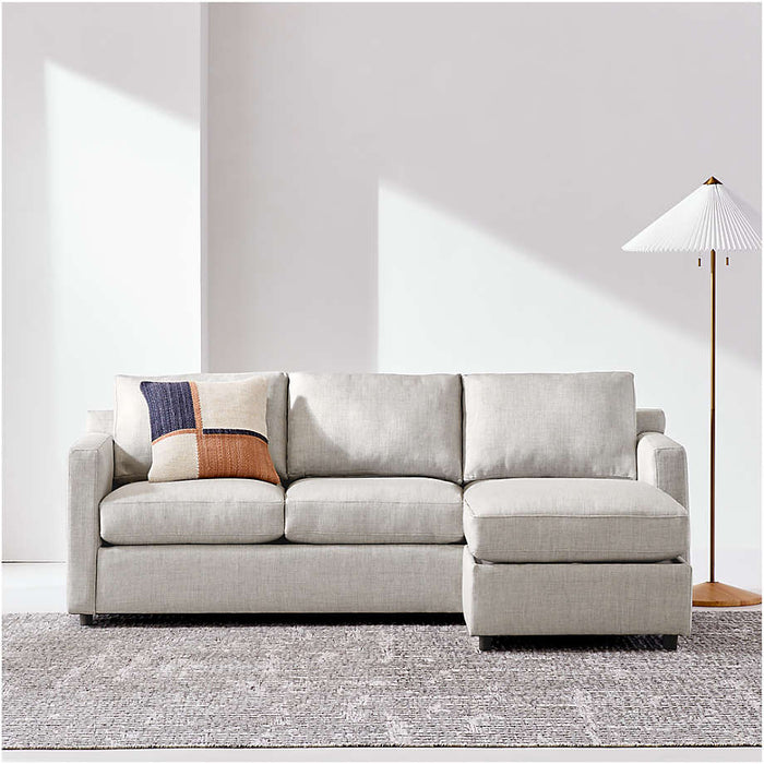 Barrett II 91" Reversible Storage Chaise Lounge Queen Sleeper Sectional Sofa
