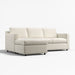 Barrett II 91" Reversible Storage Chaise Lounge Sectional Sofa