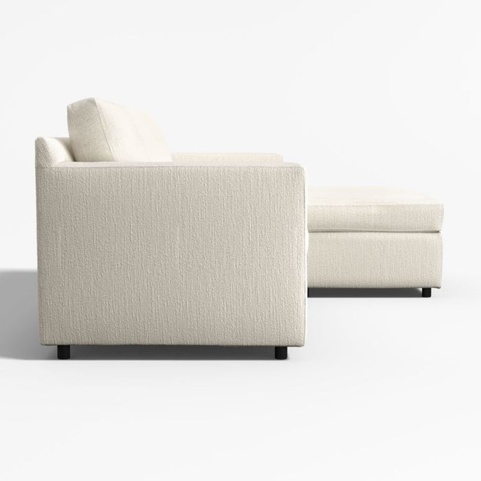 Barrett II 91" Reversible Storage Chaise Lounge Sectional Sofa