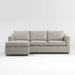 Barrett II 91" Reversible Storage Chaise Lounge Queen Sleeper Sectional Sofa